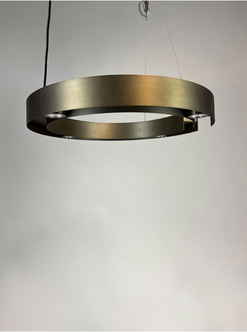 Astor hanglamp d:60cm brons ontworpen door Brands-concept