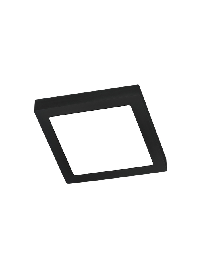 Tachion ceiling light 18W square black