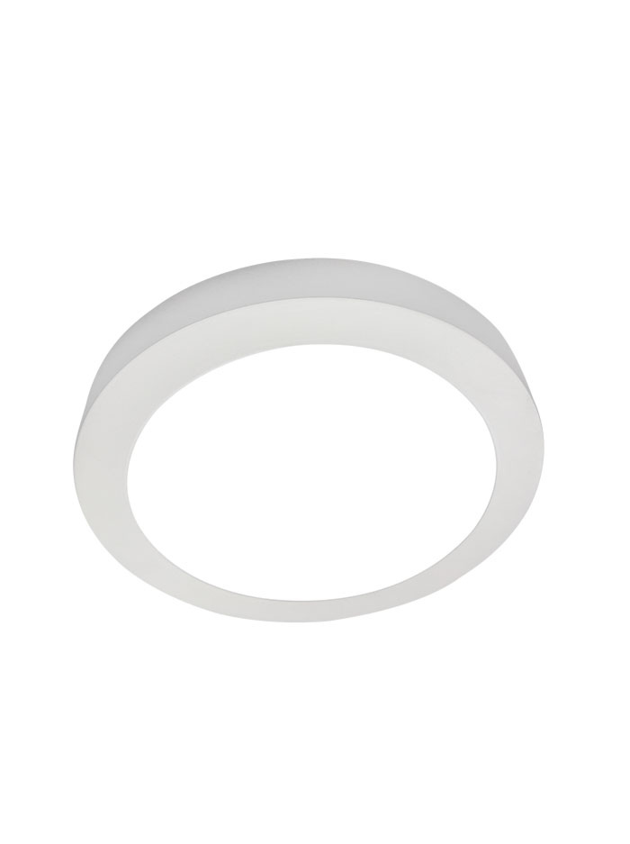 TACHION DALI plafonnière 10W rond wit - Plafondlampen
