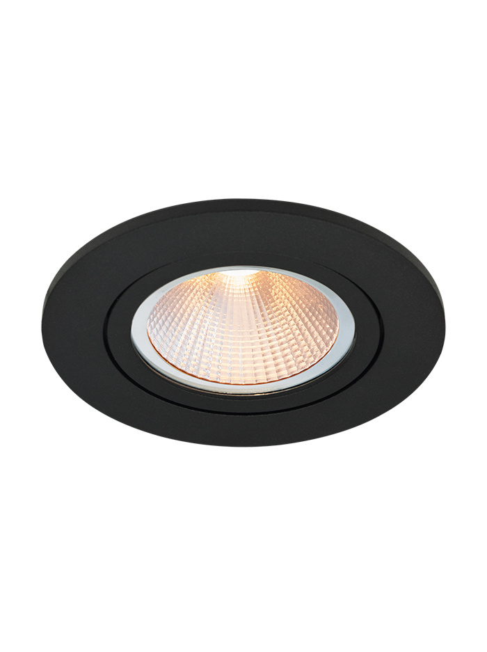 DISCUS 50 inbouwspot zwart - Inbouwspots