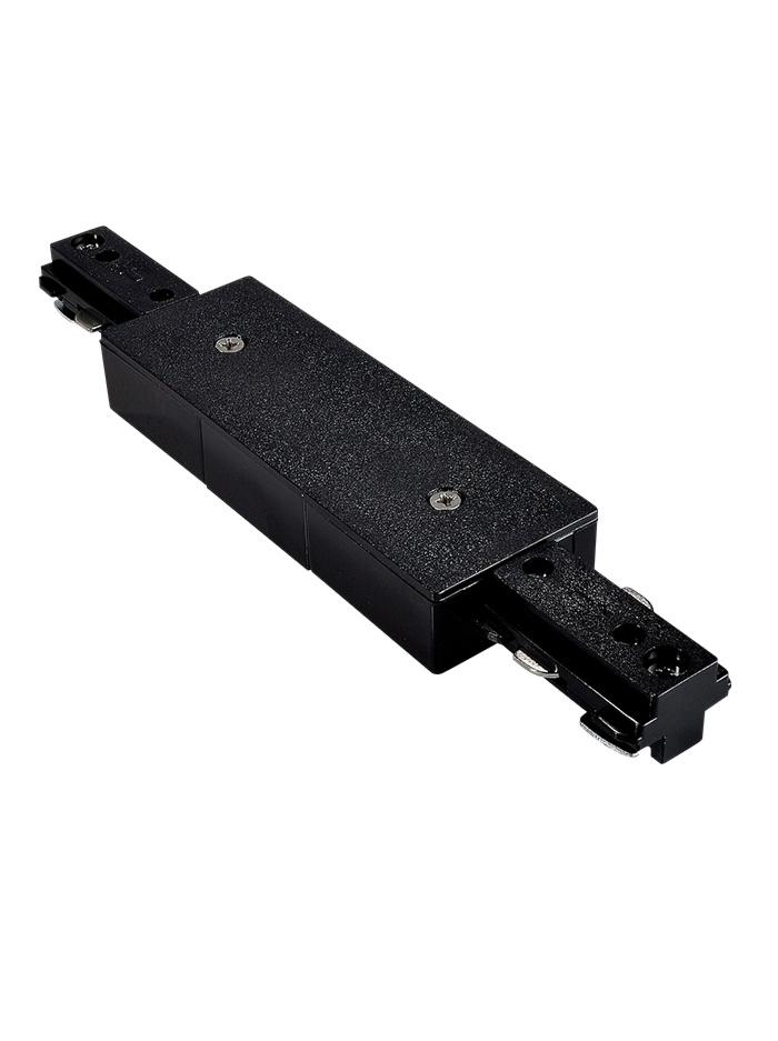 ONE-TRACK 1-fase midden aansluitstuk zwart - Railverlichting