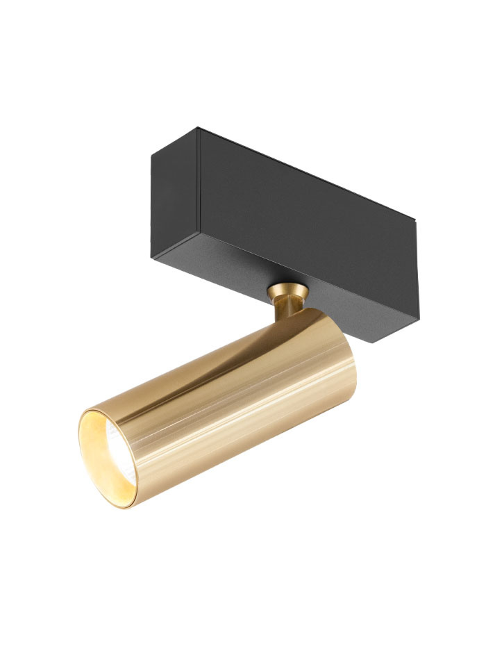 FORZATRACK SOLE 50 1-lichts messing - Railverlichting