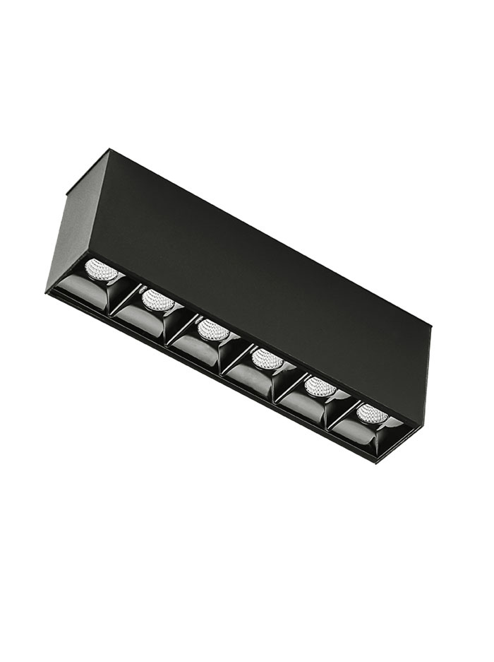 Forzatrack STELLA 6-lichts DALI - Railverlichting