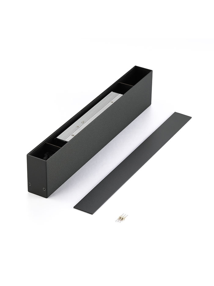 Forzatrack mini driverbox end/middenstuk zwart incl. driver 200W