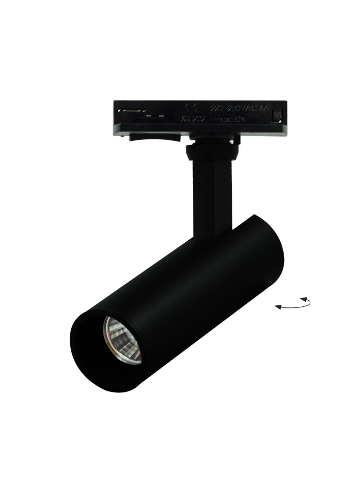 KODIAK 35 1-fase railspot zwart - Railverlichting