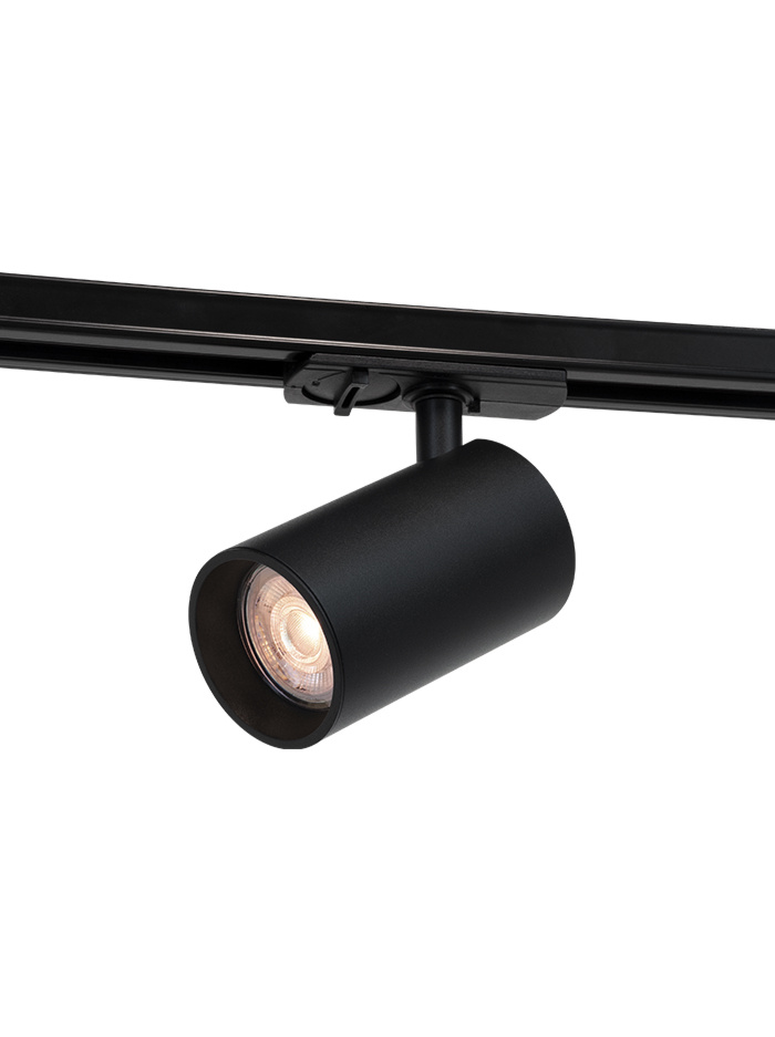 Tribe track small 1-fase railspot zwart ontworpen door Piet Boon - Railverlichting