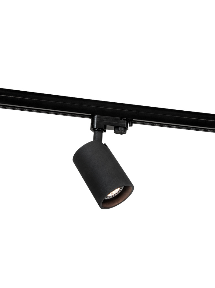Tribe track 3-fase railspot zwart ontworpen door Piet Boon - Railverlichting