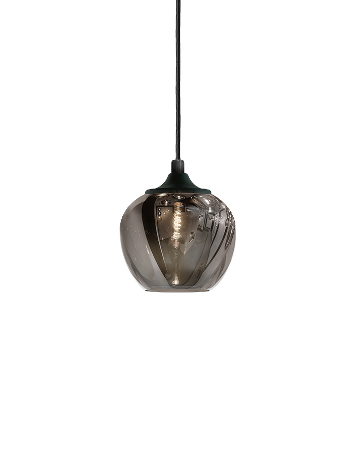 Tulip hanglamp 1-lichts d:20cm smoke