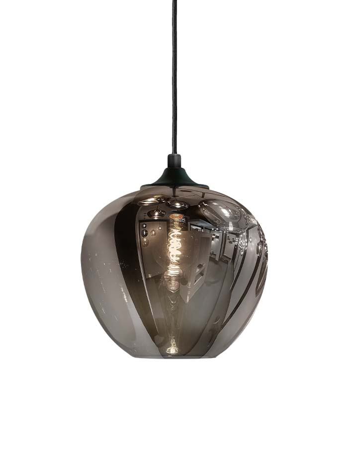 Tulip hanglamp 1-lichts d:30cm smoke
