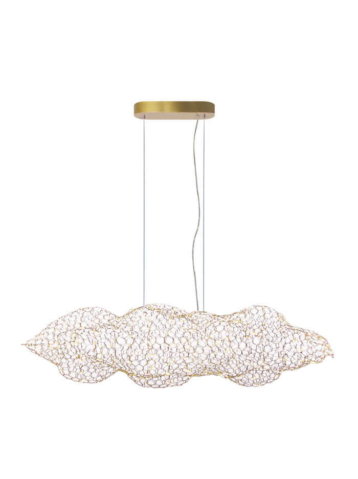 Golden cloud pendant light 20W