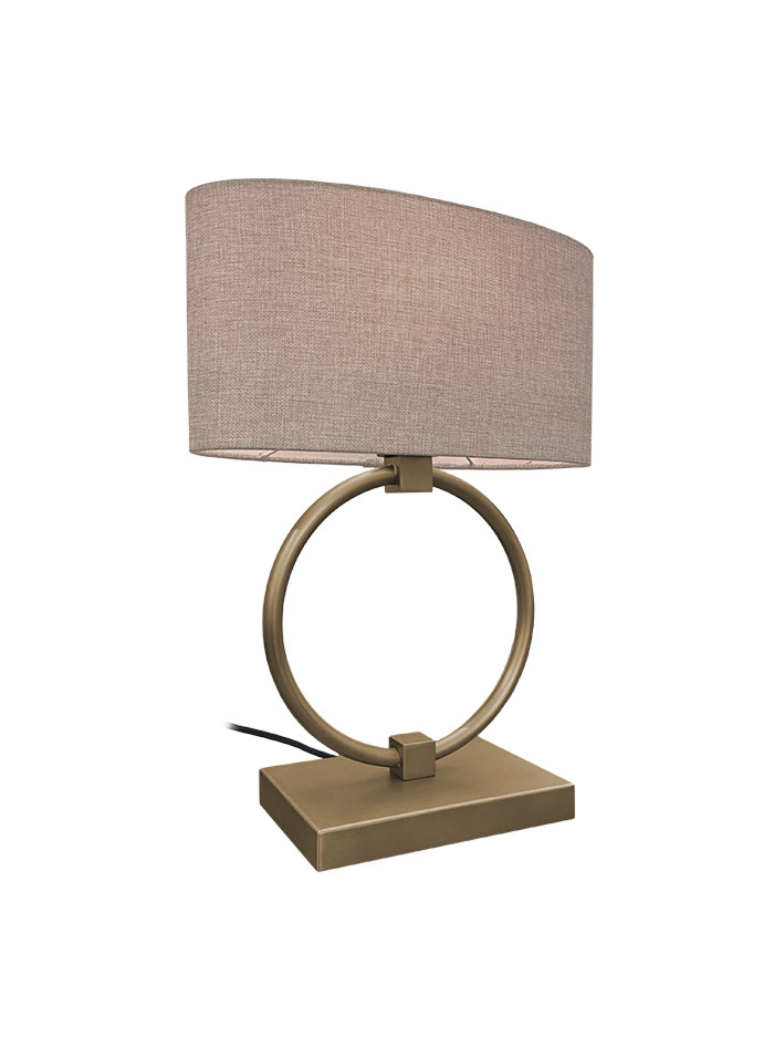 Hayworth table lamp E27 bronze with cord dimmer designed by Eric Kuster