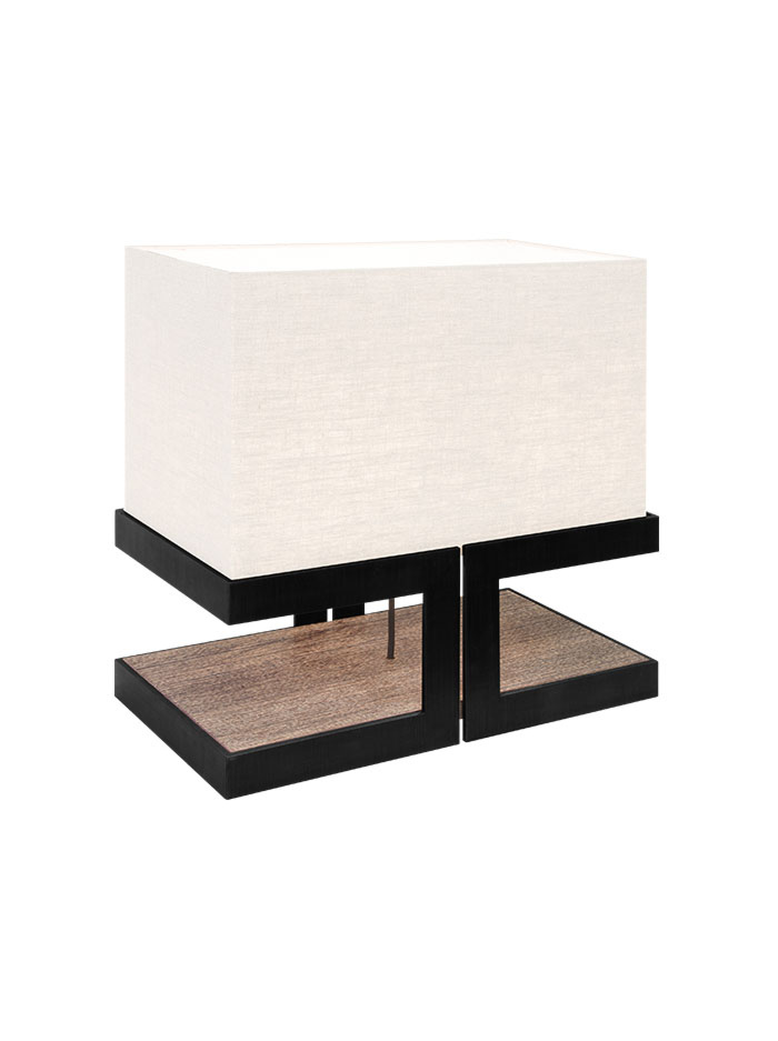 Piotello tafellamp zwart ontworpen door Marcel Wolterinck - Tafellampen