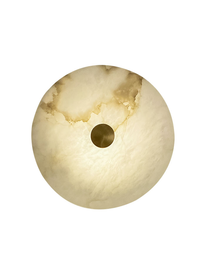 Gino wandlamp 8W 3000K messing dimbaar