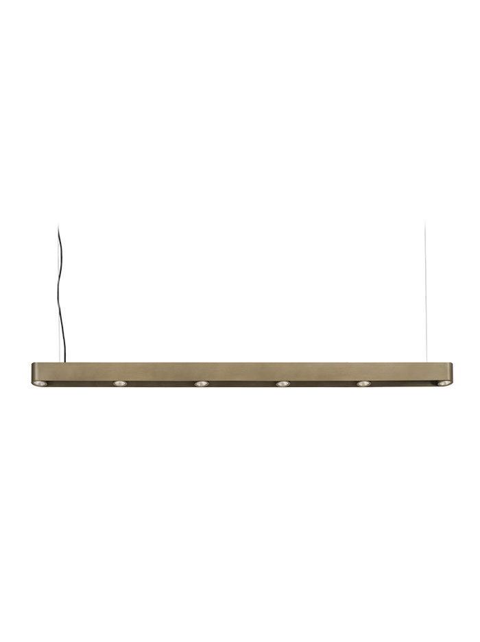 ASTOR STRAIGHT hanglamp L:1800mm 6x 6W brons Designed By Brands-Concept - Hanglampen