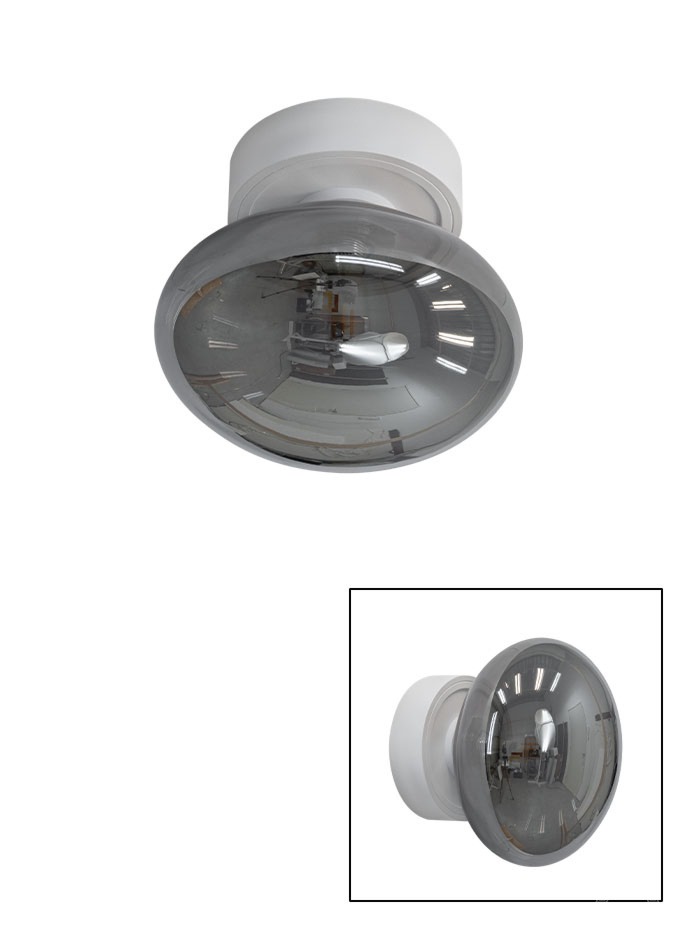 PARADISO CEILING/WALL LAMP G9 white with smo - Wandlampen
