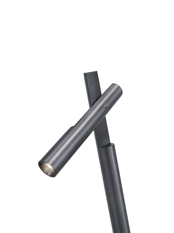 The One vloerlamp 4,5W 2700K grafiet ontworpen door Mariska Jagt - Vloerlampen