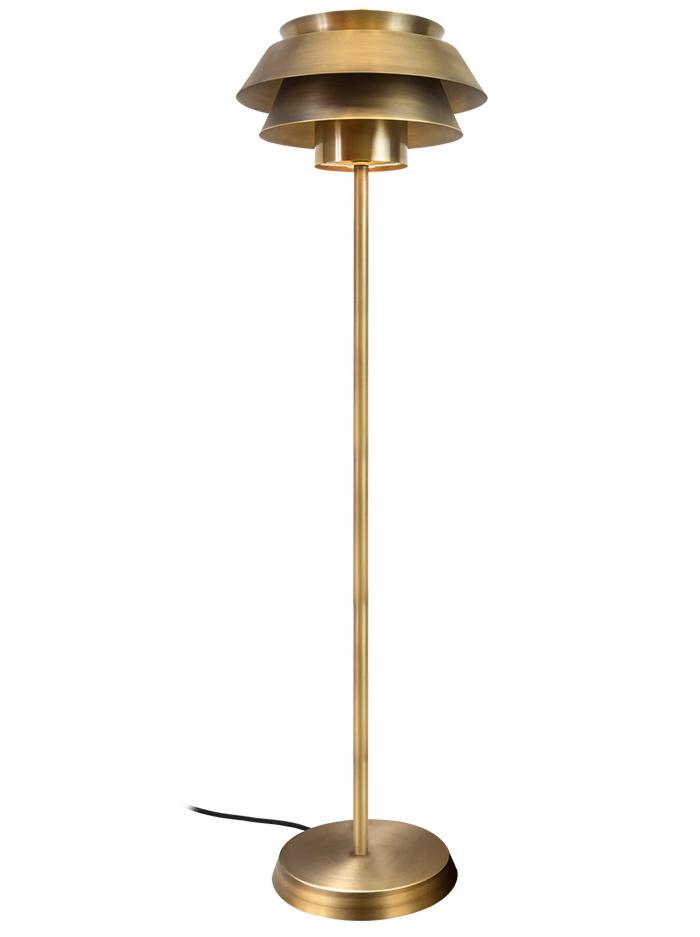 VOID vloerlamp brons ontworpen door Peter Kos - Vloerlampen
