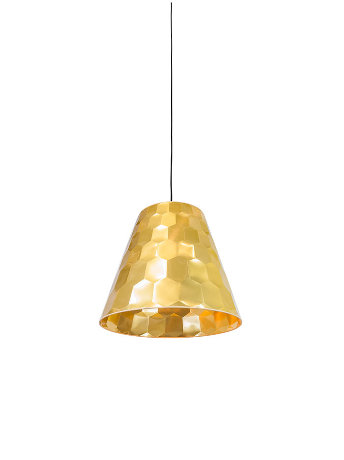 Hexagon XS hanglamp goud/goud ontworpen door Osiris Hertman - Hanglampen
