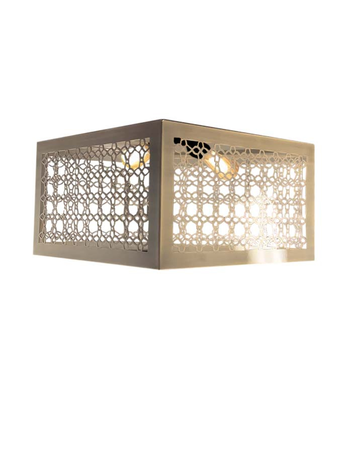 Varese plafondlamp 4x E27 brons