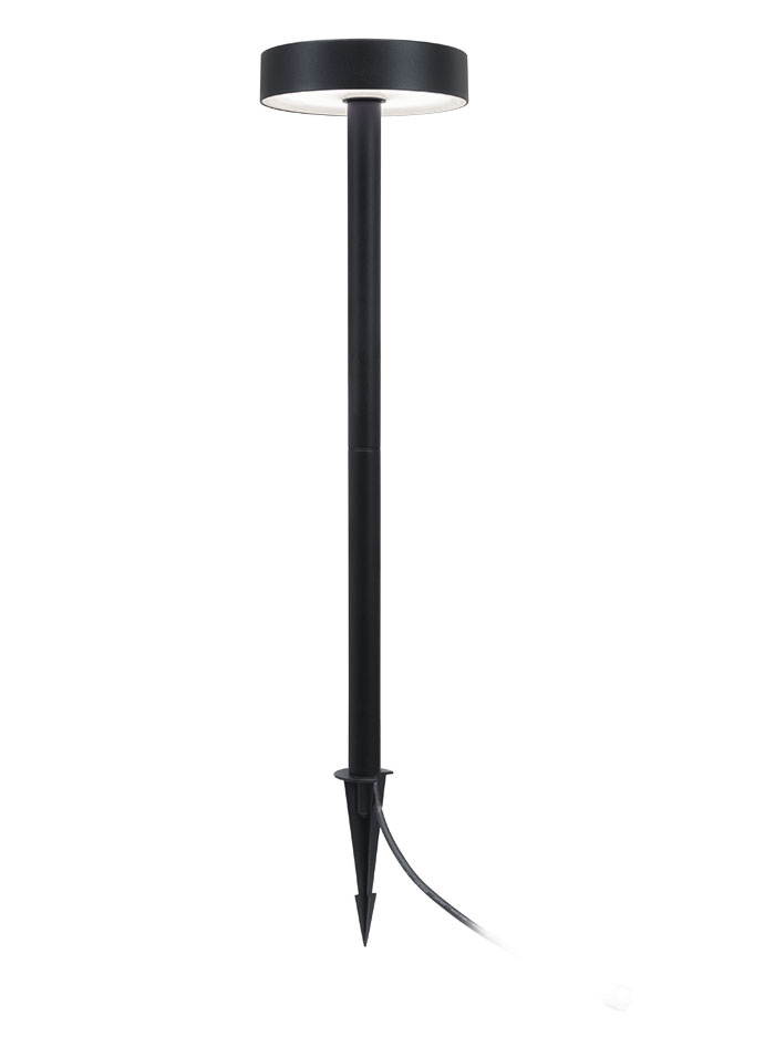 Mika spike 10W 12Vac 2700K zwart IP65