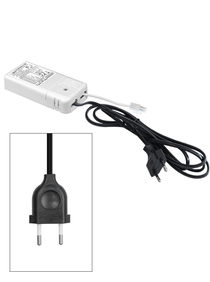 DRIVER fase aan en afsnij MINI MULTI 350mA 3,5-16,8W EUROSTEKKER - Voedingen