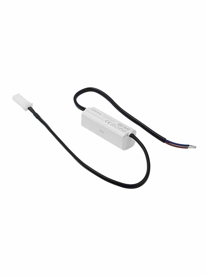 Driver fase aan en afsnij dimbaar 350mA 4,6-9,1W 13-26VDC P&P 30cm cable