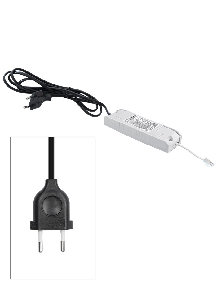 DRIVER not dimmable 600mA 3-26W Euro plug - Voedingen
