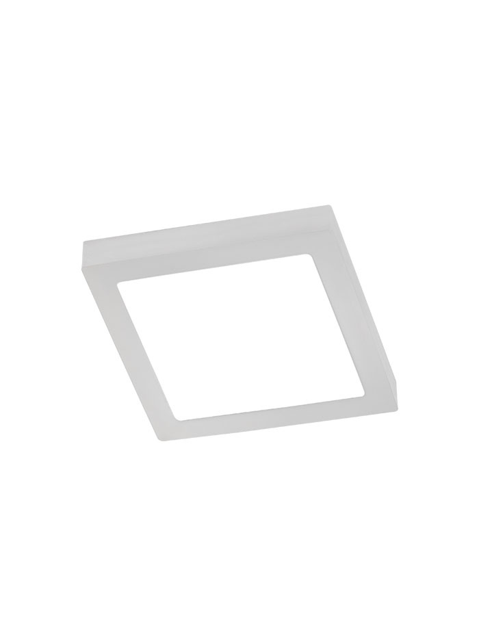 TACHION ceiling light with NOOD 10W square white - Plafondlampen