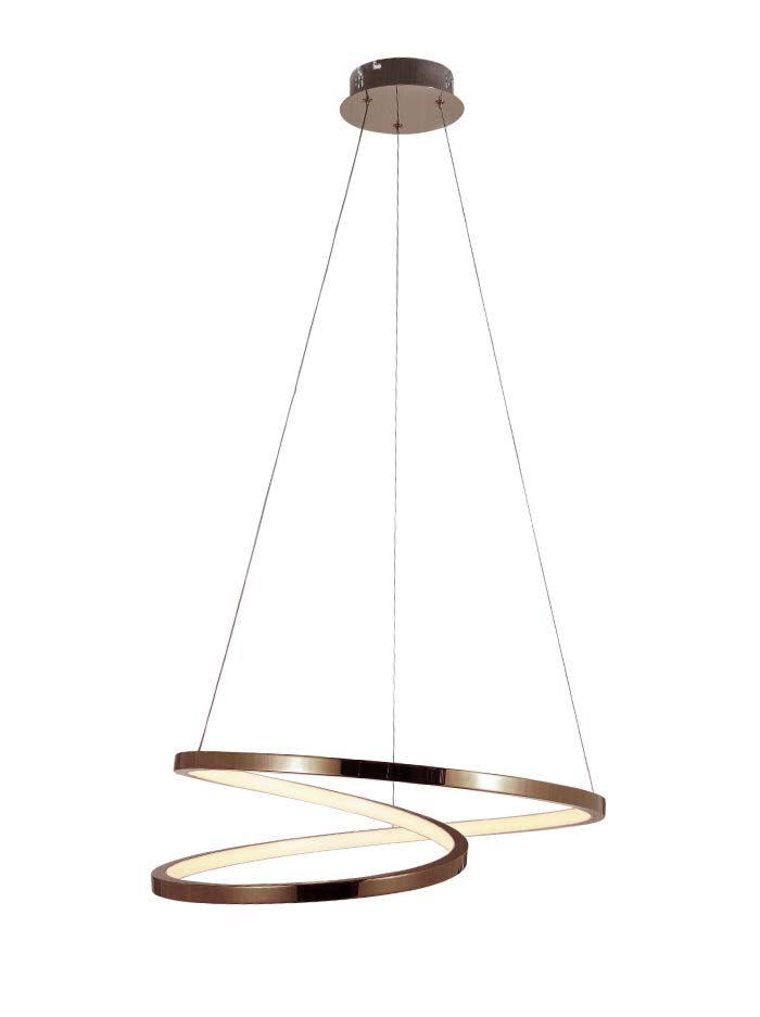 Ticino hanging lamp 28W bronze