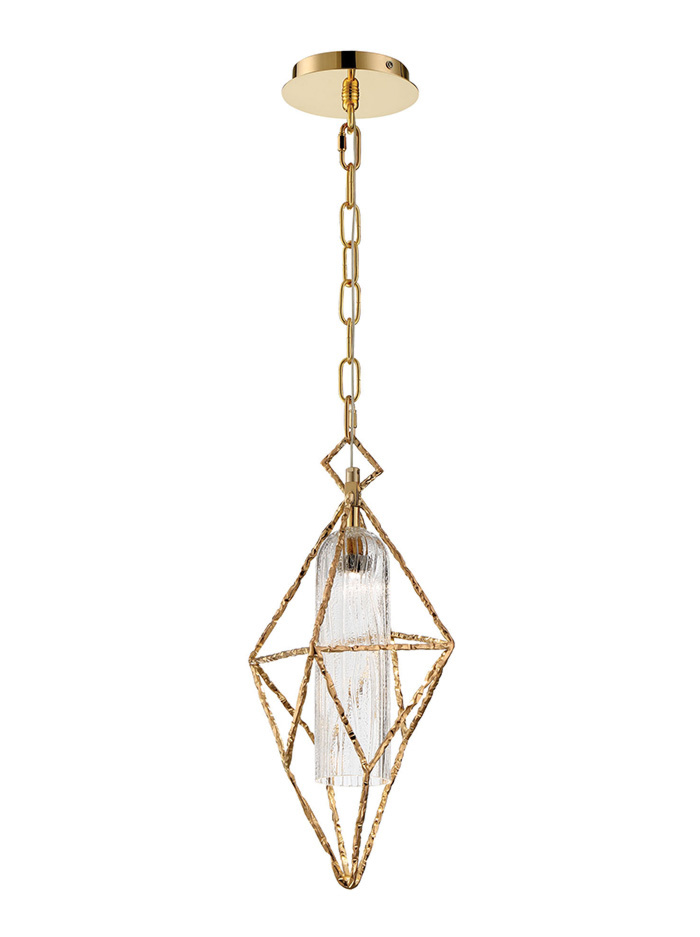 ICICLE hanglamp S E27 1-lichts goud - Hanglampen