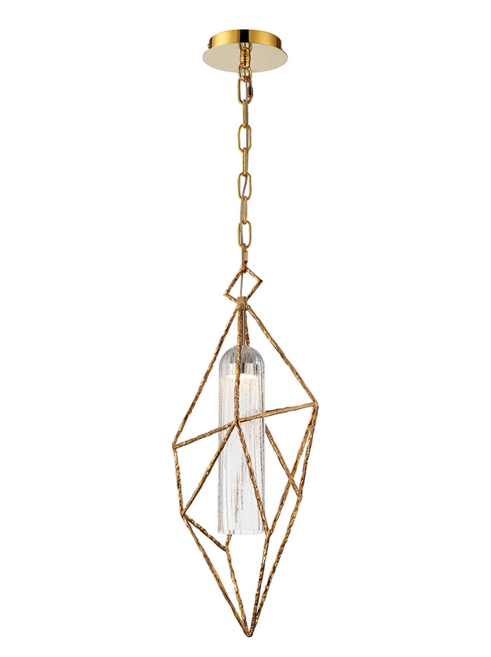 ICICLE hanglamp M E27 1-lichts goud - Hanglampen