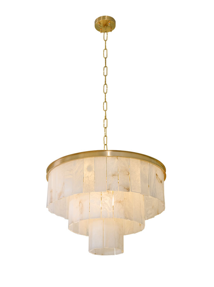 CARINO GRANDE KROONLUCHTER 9-lichts E14 koper d:60cm - Hanglampen