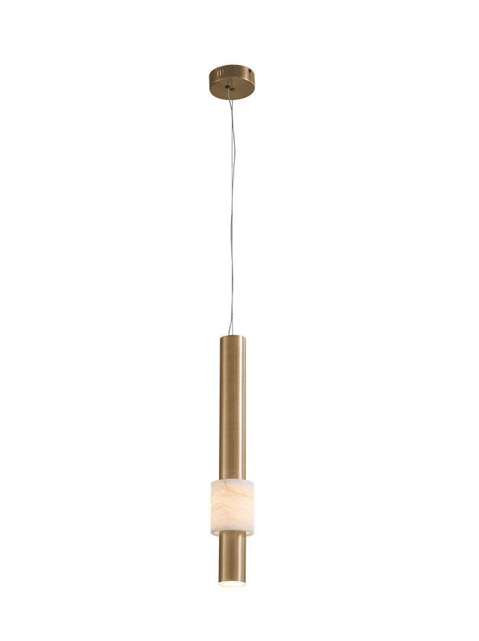 VERLA hanging lamp 7.2W+5W 2700K bronze d:10cm dimmable - Hanglampen