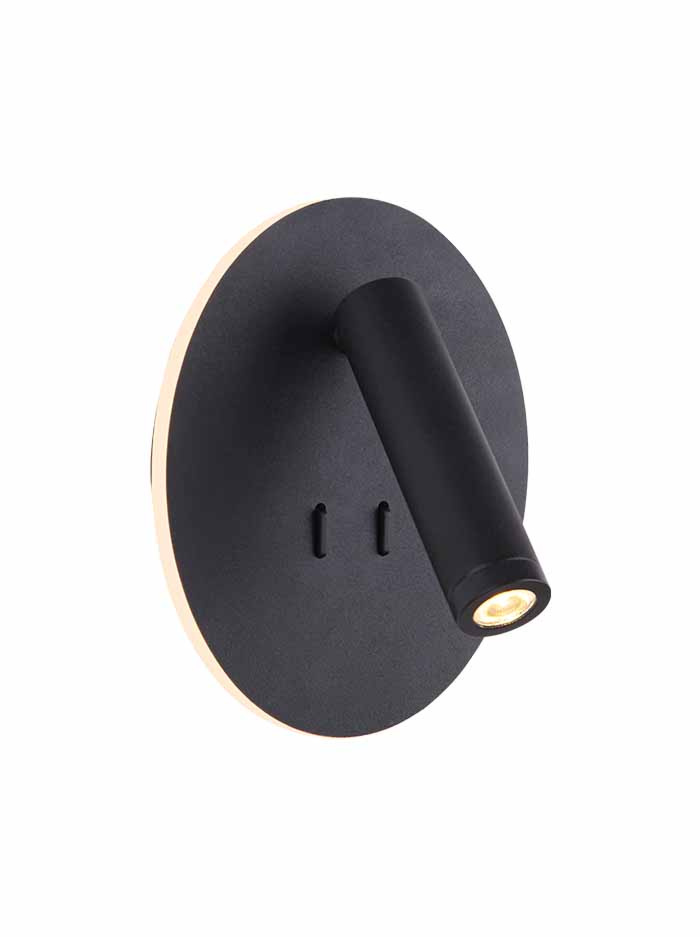 Notte wandlamp zwart