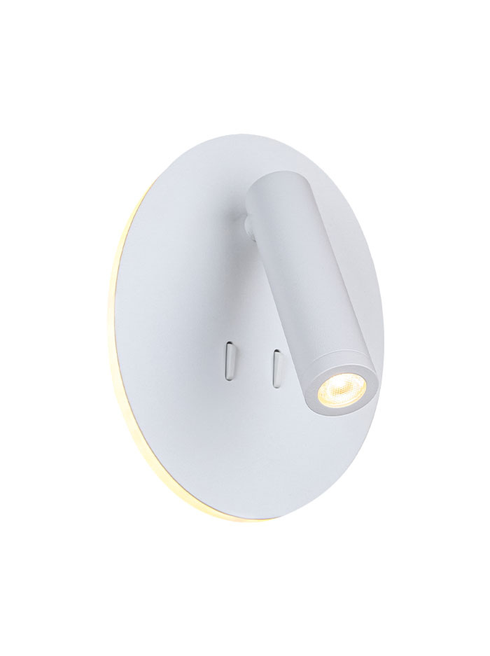 Notte white wall lamp