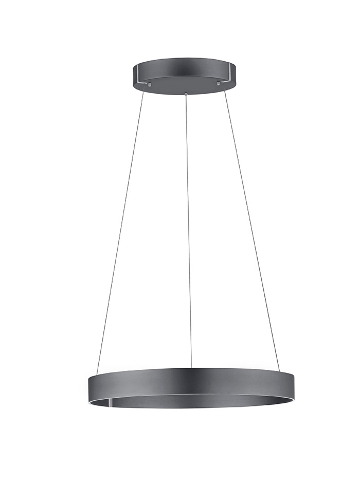 RING hanglamp 53W 2700-5000K grijs  - Hanglampen