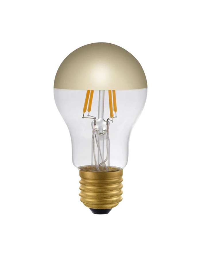 Gold head mirror lamp A55 4W 2500K RA90 - Lichtbronnen