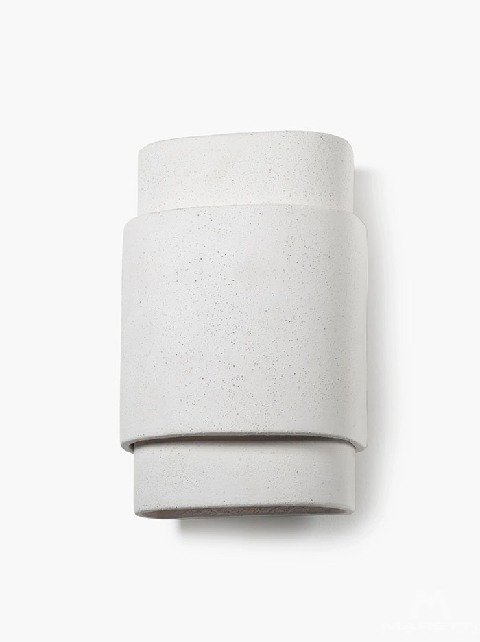 KARMINA Wandlamp PB keramiek E14 max 5W beige - Wandlampen