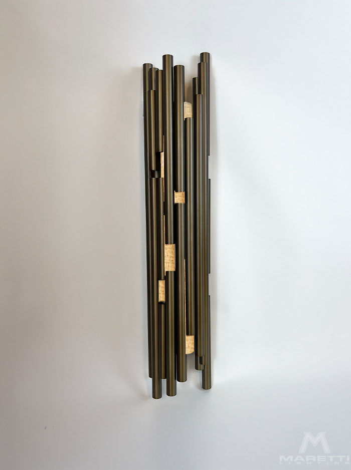 Oger wandlamp S14d brons