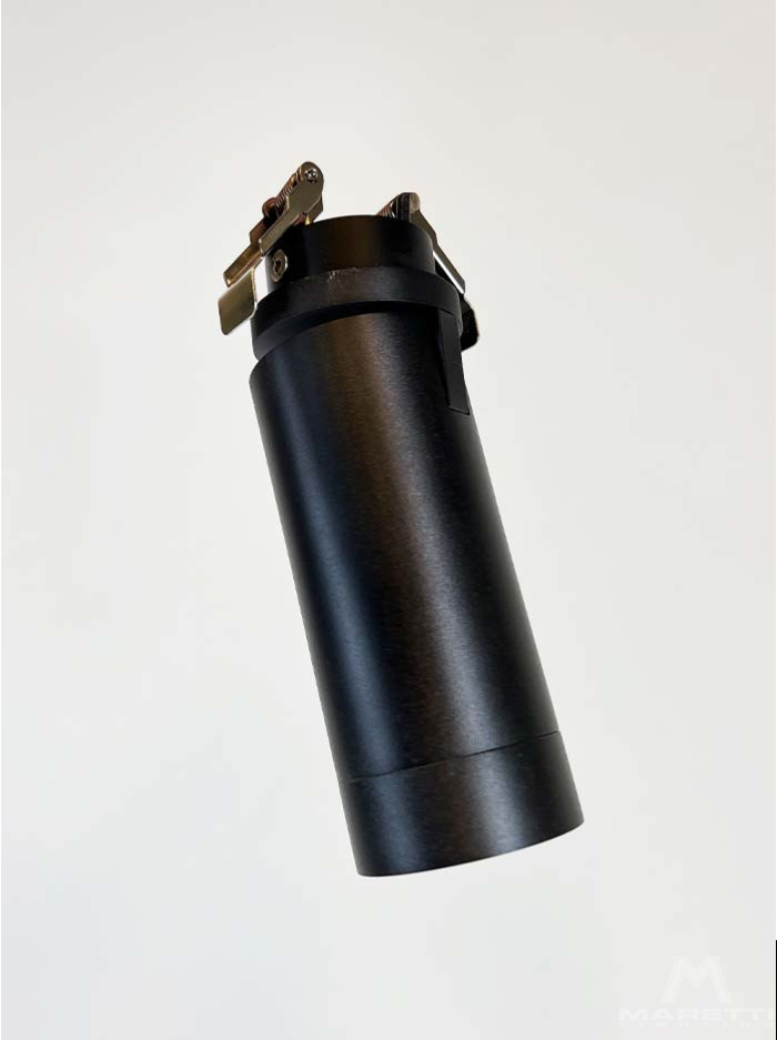 Modesto 1-light black built-in luminaire designed by Marcel Wolterinck