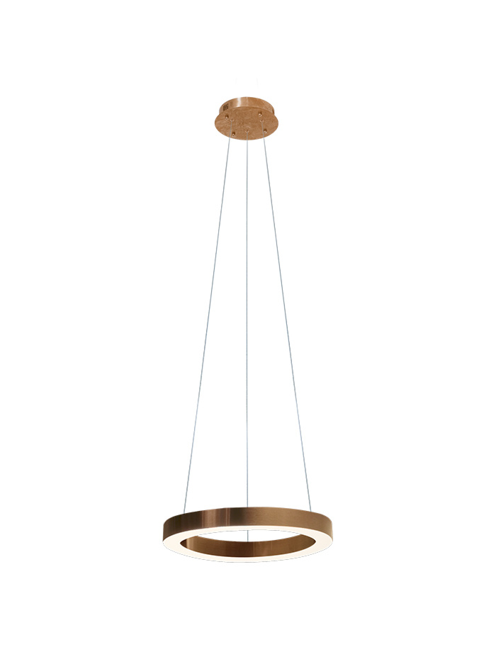 Zero hanging lamp 60cm 37W old brass