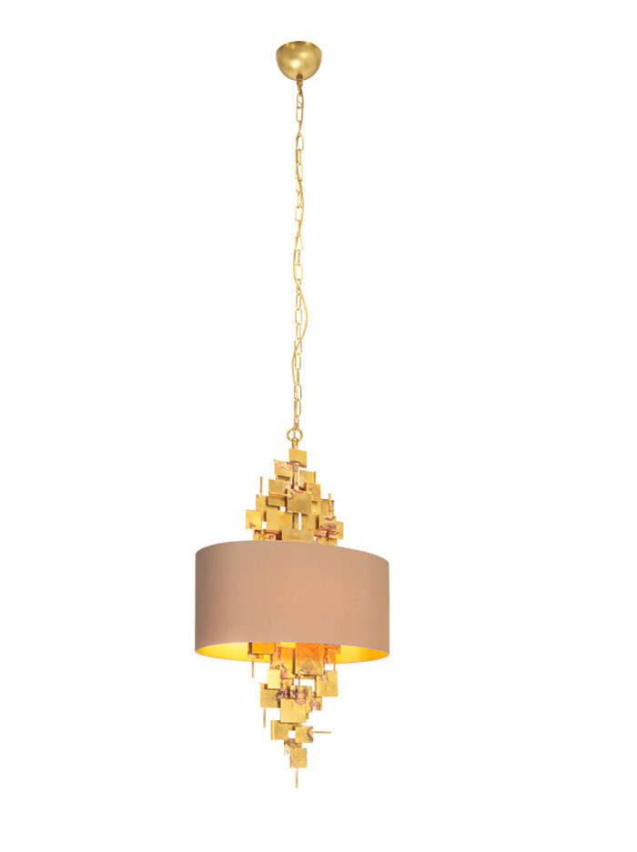 Abe l hanglamp E27 messing ontworpen door Lotz