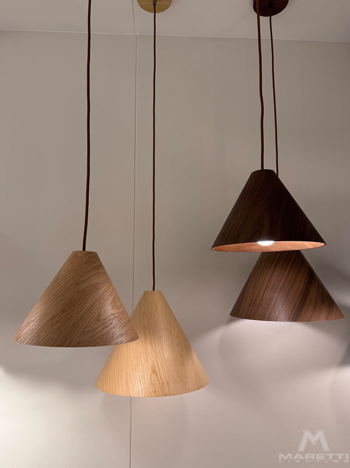 Aldo M hanglamp E27 eiken hout d:33cm