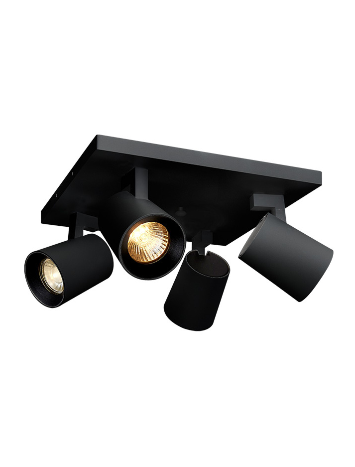 EPIC 50 surface mounted luminaire 4-light black
