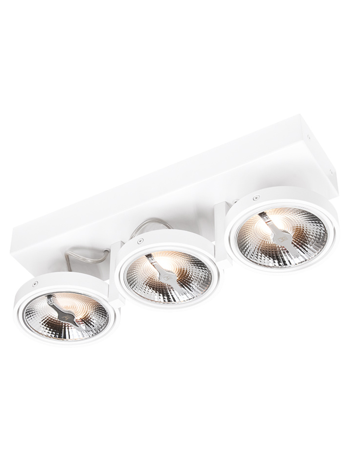 CHIQUE 111 surface mounted luminaire 3-light white