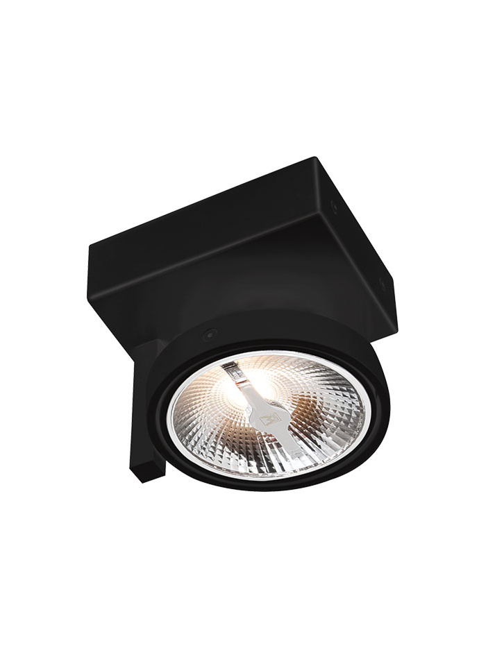CHIQUE 111 surface mounted luminaire 1-L DALI dimmable black