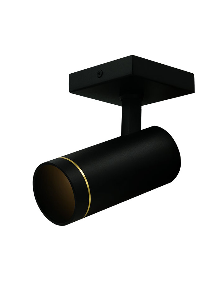 Scope 50 1-light black surface-mounted luminaire designed by Mariska Jagt