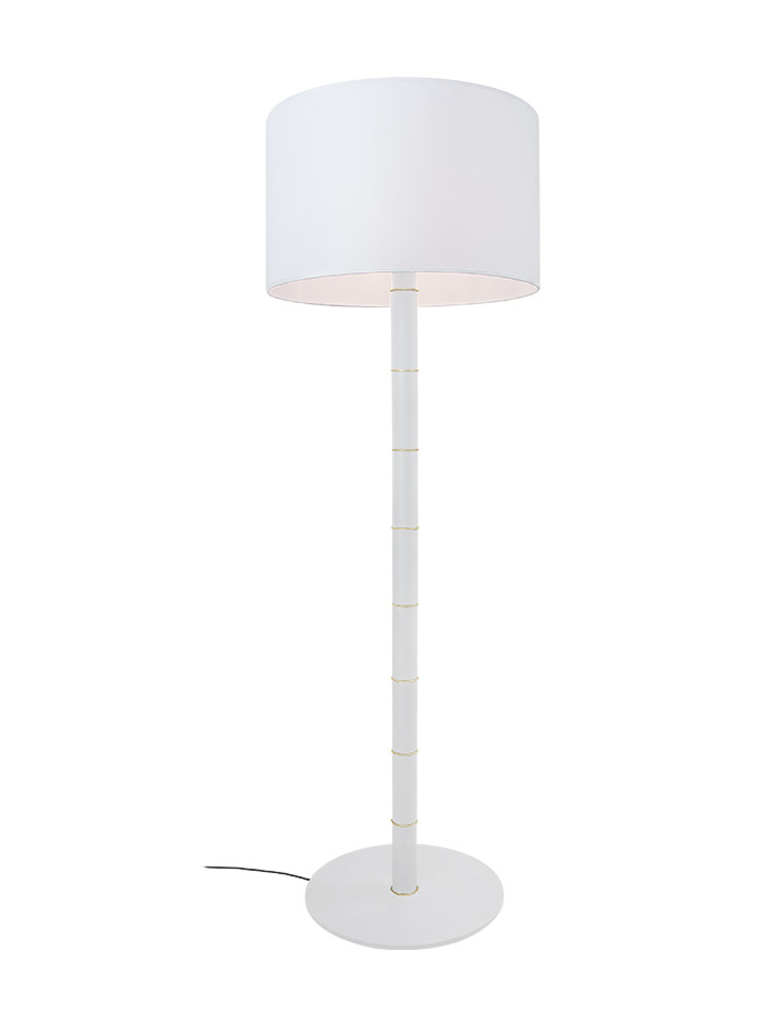 Hicks shade white floor lamp designed by Hip Studio - Vloerlampen