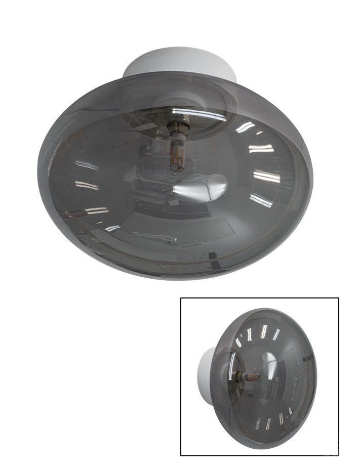 PARADISO CEILING/WALL LAMP G9 white with smo - Wandlampen