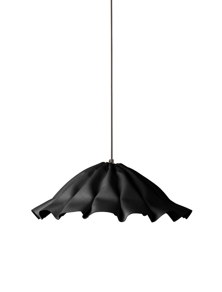 Lude S black hanging lamp designed by Piet Boon